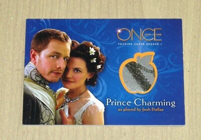 2014 Cryptozoic Once Upon Time wardrobe costume Prince Charming Josh Dallas M02 - Image 1 of 2