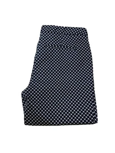Women's Black/White Geometric Petite Bermuda by Worthington. Modern Fit SZ 2P - Picture 1 of 11