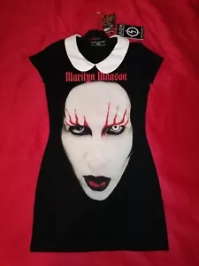 KILLSTAR X MARILYN MANSON Spellmaster Kleid Dress Neu Gothic Ungetragen SELTEN - Bild 1 von 4