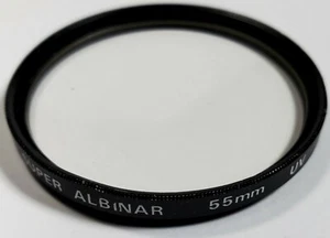 Super Albinar Filter 55mm UV Pre-owned Perfect Condition w/ Case & Original Box - Picture 1 of 6