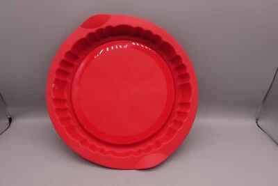 Tupperware Obstkuchenform mit Rand Silikon Backform 26 cm + Beschreibung - Bild 1 von 4