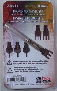 THONGING CHISEL LEATHER TOOL SET BY TANDY -- FREE SHIPPING in USA! - Picture 1 of 2