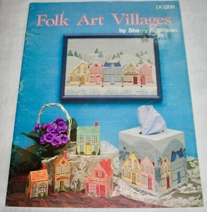 Gemälde VOLKSKUNSTDÖRFER von Sherry Robinson #DG209 - Ausziehmuster - 1988 - Bild 1 von 9