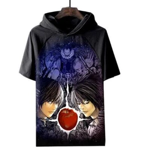 Death note Anime Manga Kapuzen t-shirt shirt Muskelshirt Polyester - Picture 1 of 2