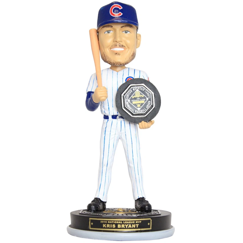 Kris Bryant Chicago Cubs 2016 NL MVP Bobblehead MLB Béisbol Wrigley Field Foto 1 de 1