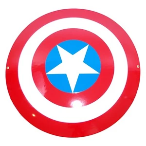 Enamel sign Captain America Logo 50 cm NEW plaque - Picture 1 of 2