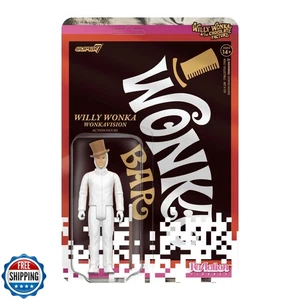 Super7 Willy Wonka und die Schokoladenfabrik Willy Wonka weißer Anzug - 3,75" A - Bild 1 von 5