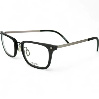 Marco de gafas de plástico Flexon B2021 para hombre 001 negro 54-20 metal con memoria Foto 1 de 4