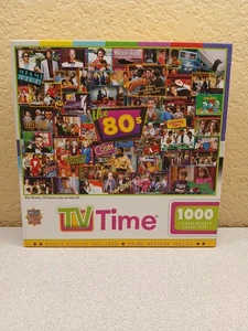 MasterPieces TV Time "The 80's" 1000 Piece Puzzle Used Excellent Condition - Picture 1 of 5