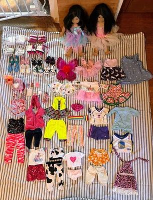 2 Muñecas American Girl, ENORME Lote de Ropa y Accesorios! Foto 1 de 4
