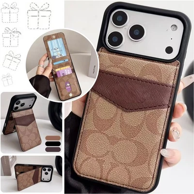 Funda de cuero PU a prueba de golpes con tarjetero para Samsung Galaxy S25 S24 S23 S22 Foto 1 de 4