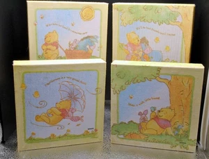 Disney Winnie the Pooh C.R. Gibson 5x5 canvas prints - Picture 1 of 10