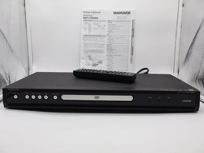 Reproductor de DVD de video digital Magnavox BDP170MW8 con control remoto y manual - ¡Probado! Foto 1 de 4