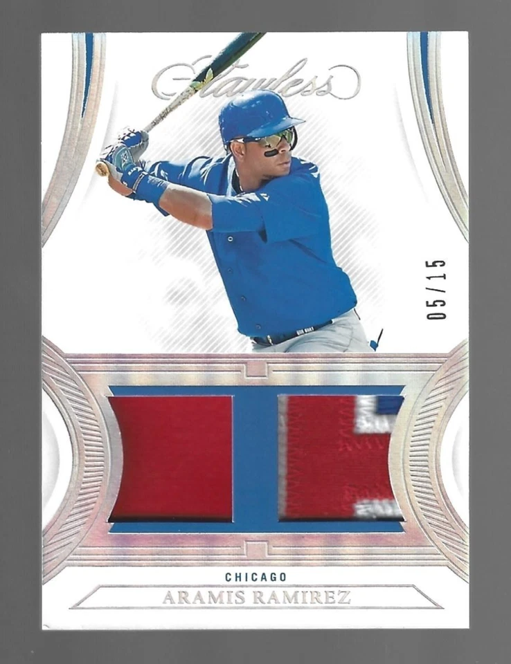 Parche doble impecable Panini Aramis Ramírez 2022 5/15 💲 Foto 1 de 3