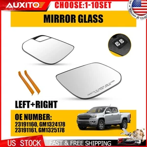 Espejo de vidrio térmico para Chevrolet Colorado WT 2015-2022 lado izquierdo derecho 2-20X - Imagen 1 de 34