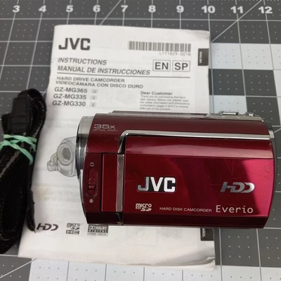 JVC Everio GZ-MG330RU HDD Camcorder Parts Only Untested - Image 1 of 4