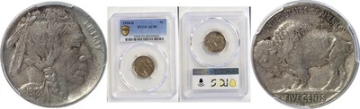 1918-D 5C Buffalo Nickel - PCGS AU-50 - Image 1 of 3