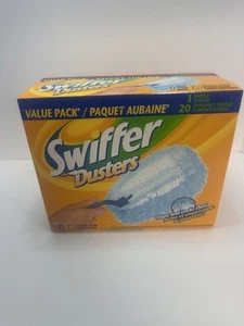 Vntg Swiffer Dusters - 1 Handle 20 Disposable Dusters *Value Pack* 2003 PROP - Picture 1 of 4