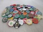 100 SPECIAL Casino Chips LOT #2 Gaming Poker Las Vegas $ New & Used Clay Brass