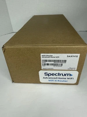 Spectrum WiFi 6 Router SAX1V1S Sagemcom FAST 5285 Dual-Band Gigabit w/ Power - Image 1 of 4