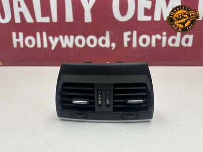 2014-2018 BMW X5 F15 2015-19 BMW X6 F16  CENTER CONSOLE REAR AIR VENT GRILLE OEM - Image 1 of 4