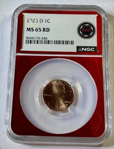 2025 D 1C MS 65 RD, Rare NGC Label Error…Don’t Miss This One ! - Picture 1 of 2