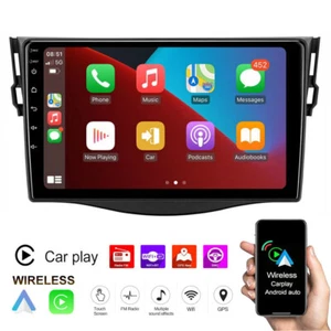 2+32G For 2007-2012 Toyota RAV4 9" Android 13 CarPlay Car Radio GPS WiFi Stereo - Picture 1 of 12