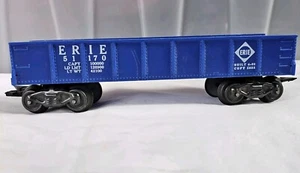 Marx Trains BLUE 51170 ERIE REMOVABLE ENDS GONDOLA O Gauge Post War 1:48 Scale - Picture 1 of 11