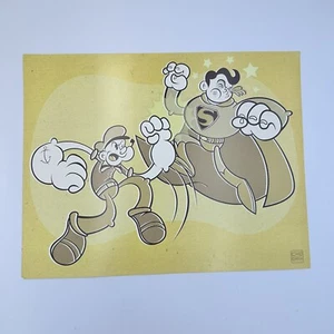 Popeye Vs Superman Print Poster Ben-Day Dots Chogrin Art Comic Each - Picture 1 of 15