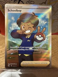 Pokemon TCG Schoolboy Trainer 261/264 Fusion Strike Full Art Ultra Rare Holo - Picture 1 of 2