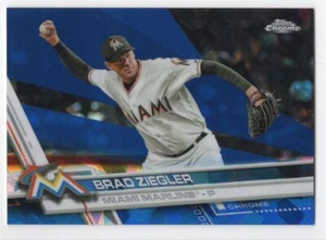 2017 Topps Chrom Saphir Edition Druckauflage 250 Brad Ziegler #538 Miami Marlins - Bild 1 von 2