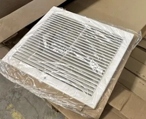 Krueger S85, 12×18 Stahl Rückluftgitter Klimakanal Entlüftung Abdeckung Grill weiß - Bild 1 von 2