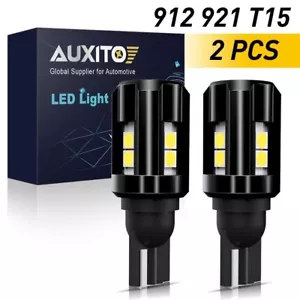 ECO 15W LED Reverse Backup Light Bulbs T15 912 921 Extremely Bright White 6500K - Picture 1 of 8