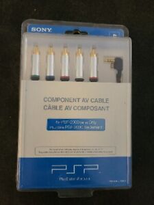 NEW Sony Official PSP-2000 Component AV Cable PSP TV Wires (G11)