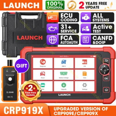 Escáner LAUNCH X431 CRP919X OBD2 2023 herramienta de escaneo automotriz bidireccional codificación Foto 1 de 4