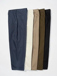 UNIQLO U Weite Chino Hose Grau/Schwarz/Natur/Braun/Dunkelbraun Herren 475564 - Bild 1 von 11