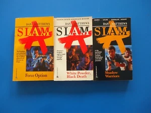 DAN MATTHEWS SLAM 1, 2 & 3 Paperback Books Action COVERT OPERATION - Imagen 1 de 1
