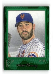 2017 Topps Gallery - Matt Harvey #131 Green /99 - Picture 1 of 2