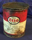 RP2832 Vtg Esso Imperial Oil Co Gas Service Station Wheel Bearing Grease Tin Can