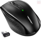 Quiet Wireless Mouse by TECKNET 2.4GHz with 30-Month Battery Life