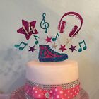 14th birthday cake toppers Teenage Personalised Silver Blue And Cerise Pink