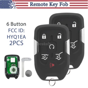 2 para 2015 2016 2017 2018 2019 Chevrolet Tahoe 2020 control remoto llavero inteligente HYQ1EA - Imagen 1 de 9