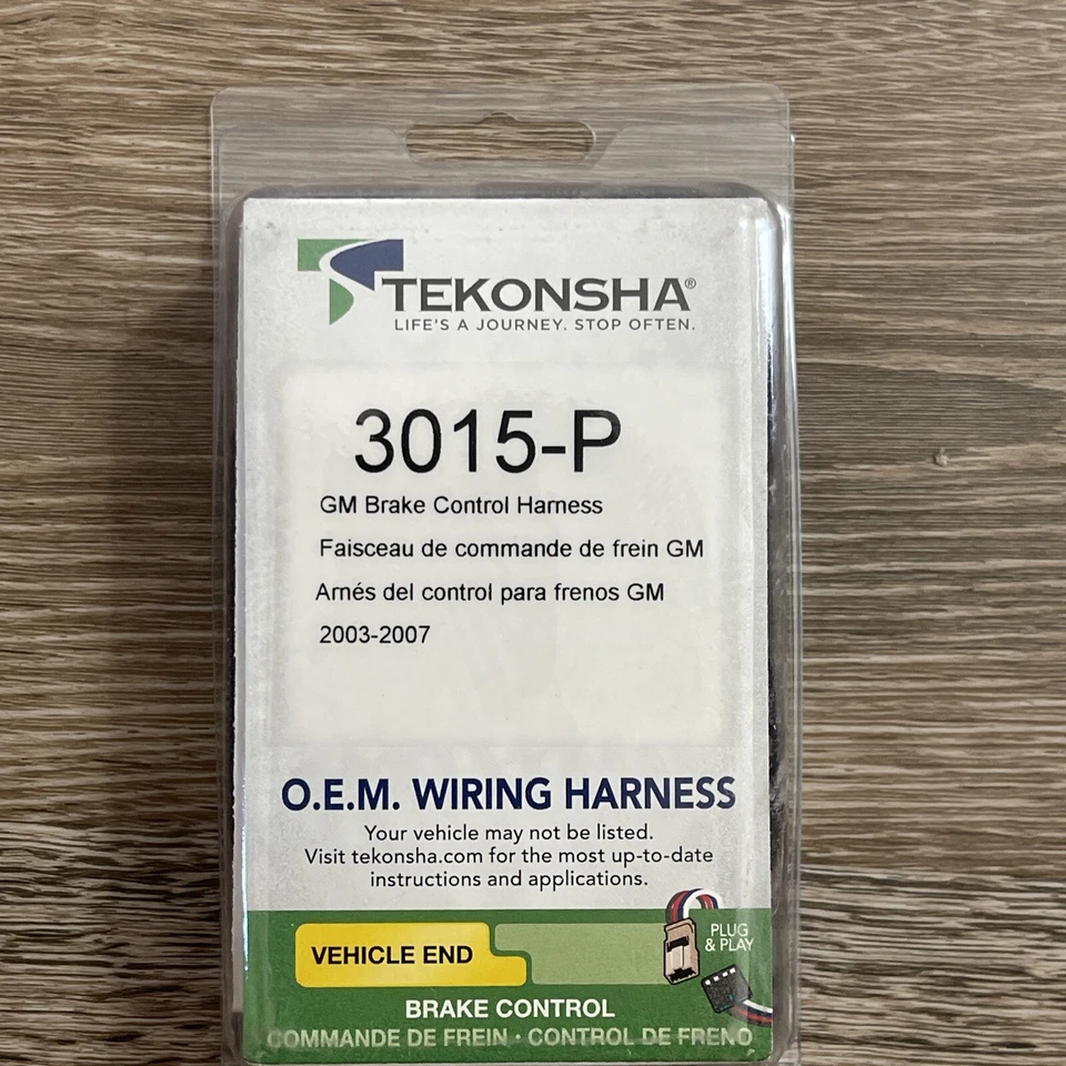 Chicote de fios Tekonsha 3015-P, Plug N Play para Chevrolet Silverado 1500 '03-'06 - Imagem 1 de 3