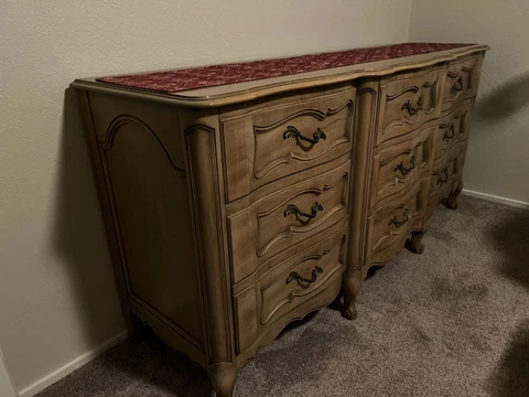 vintage mid-century dresser Cover