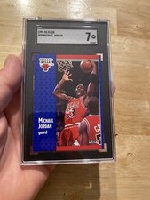 Michael Jordan SGC 7 Fleer Collector Card INVEST Last Dance Chicago Bulls 1991