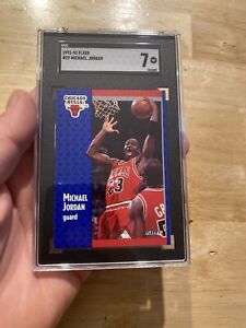Michael Jordan SGC 7 Fleer Collector Card INVEST Last Dance Chicago Bulls 1991