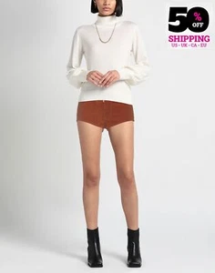 PVP €219 DSQUARED2 Pana Hot Pantalones IT38 US2 UK6 XS Elastizado Logo Hecho en Italia - Imagen 1 de 6