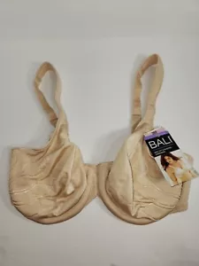 Sujetador con aros sin costuras Bali Live It Up® beige talla 36D estilo #DF3353 NUEVO CON ETIQUETAS B244 - Imagen 1 de 4