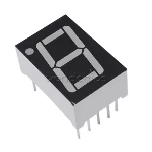 10PCS 0.56" 7 Segment 1 Digit Common Anode RED LED Digital Display - Picture 1 of 8