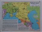 1961 Soviétique Carte Ukraine & Caucase Industriel Régions Crimée Moldavia Baku